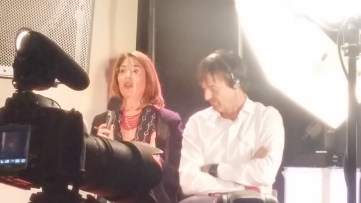 Naomi Klein (sorry for the louzy pic, the lighting was horrible from my angle)